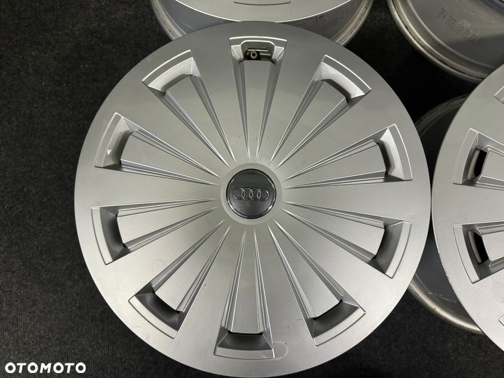 Alufelgi Audi A4 B9, A4 B8 16 cali 5x112 4szt. + Oryginalny kołpak. Ładne! - 5