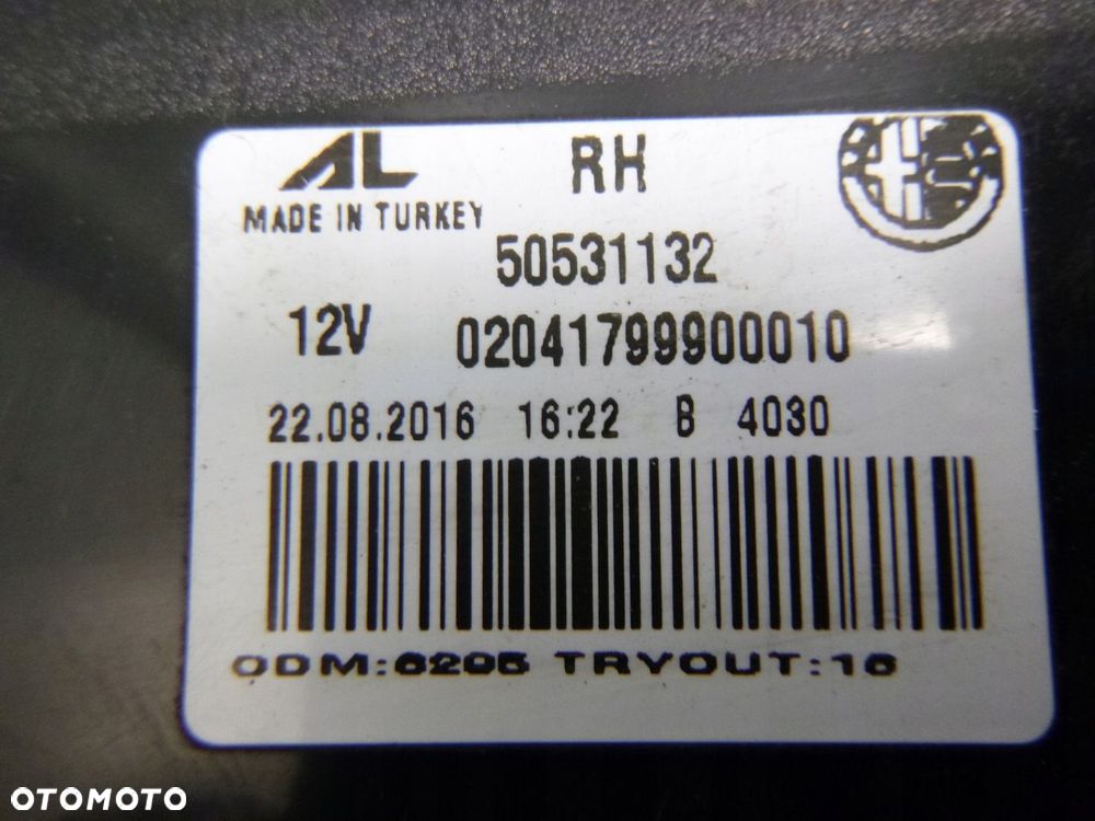 ALFA ROMEO GULIETTA LAMPA TYLNA TYŁ PRAWA W KLAPE - 14