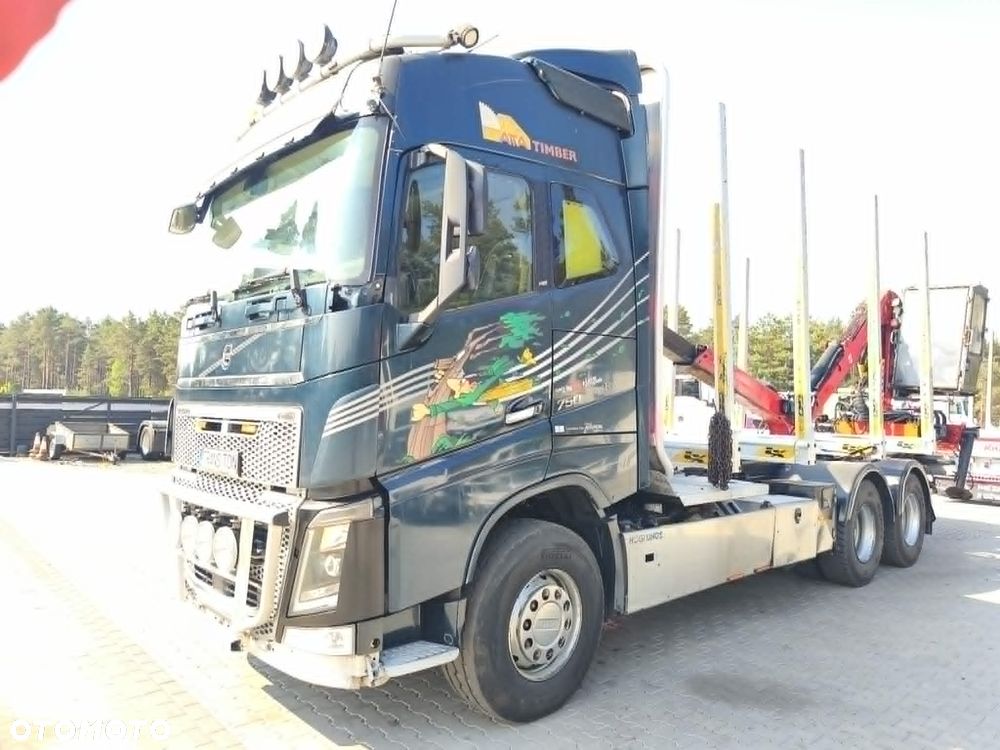 Volvo FH16 750 2015 rok 6x4 Epsilon M110 Opony 80% do drzewa drewna lasu - 5