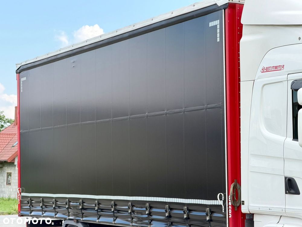Scania G360 / FIRANKA / 20 EUROPALET / SYPIALKA / AUTOMAT / KLIMA POSTOJOWA / 540 TYŚ KM / ZSUWANY DACH / 2016 / EURO 6 - 14