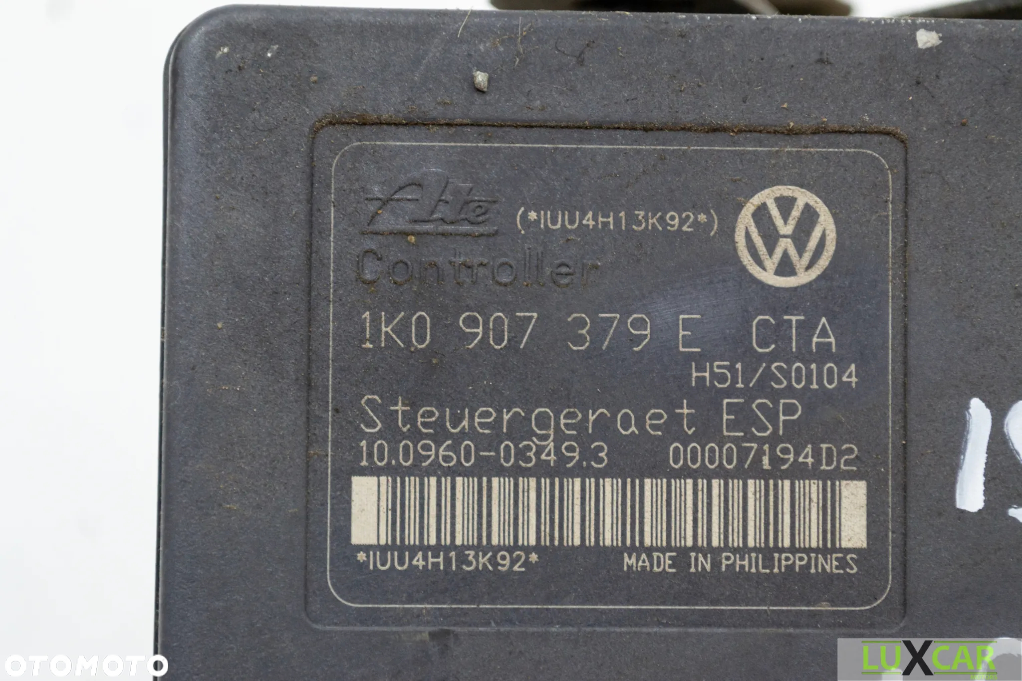 AUDI A3 8P 2.0 TFSI POMPA HAMULCOWA STEROWNIK ABS 1K0907379E 1K0613517C GORLICE - 4
