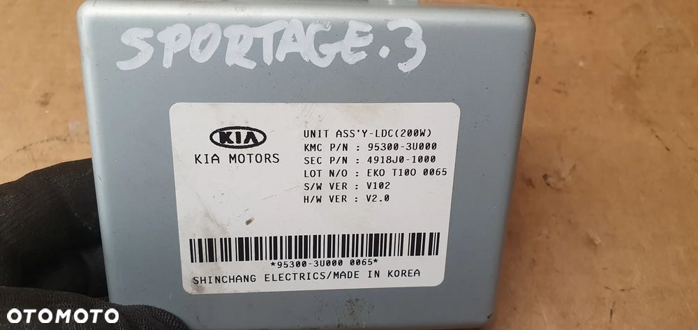 Moduł sterownik ASSY Kia Sportage III 95300-3U000 - 5