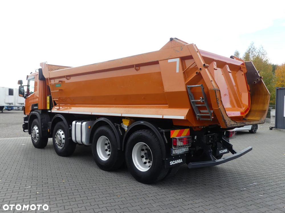 Scania P410 8x4 / WYWROTKA TYLNO ZSYPOWA / ALUFELGI / MANUAL / - 13