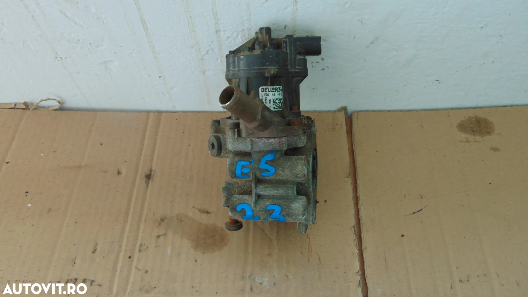 Supapa EGR Fiat Ducato 2.3 JTD euro 5 an 2010-2016 cod 5801385941 - 2