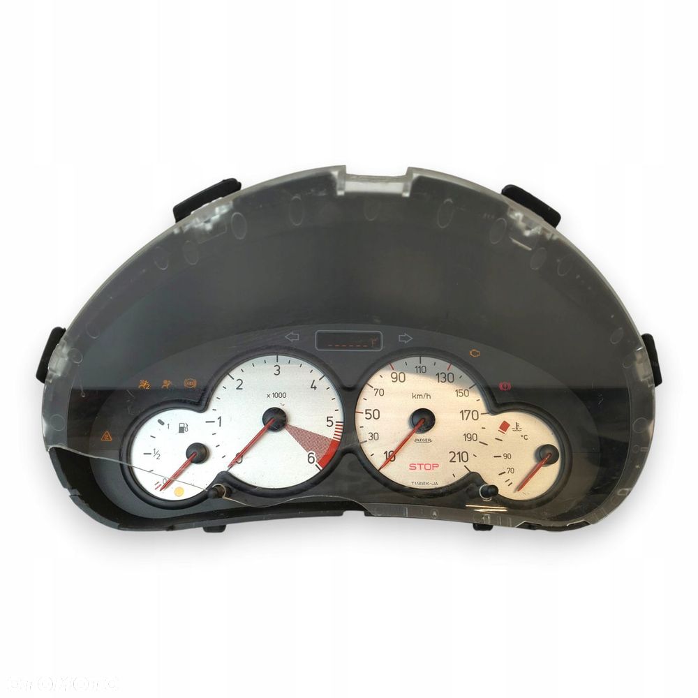 LICZNIK ZEGARY 9659729080 Peugeot 206 1.4 HDI Diesel europa - 1
