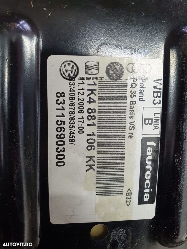 Scaun pasager dreapta fata 1k4881106kk 83115690300 Skoda Octavia 2 [2 - 14
