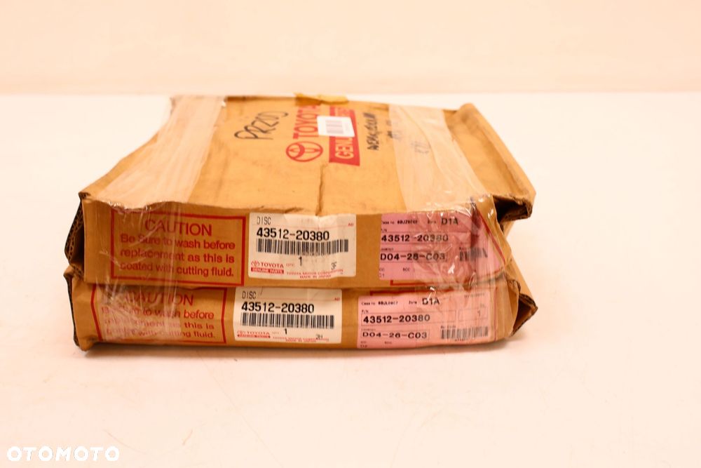 TOYOTA CELICA TARCZE HAMULCOWE PRZÓD 43512-20380 - 10