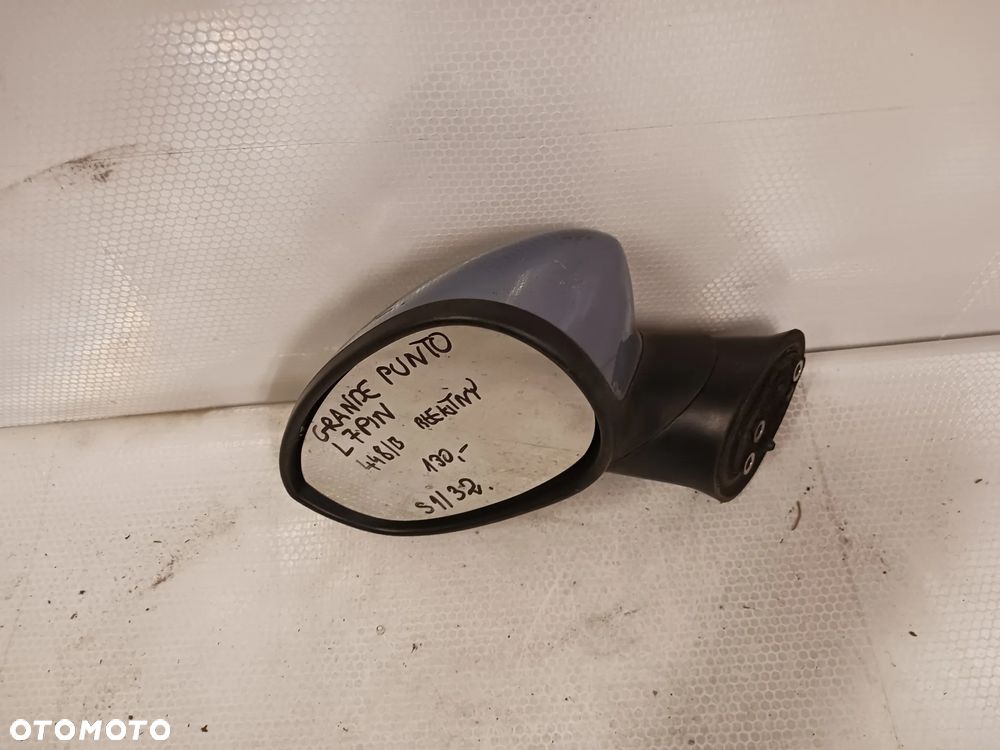 - LUSTERKO ELEKTRYCZNE LEWE FIAT GRANDE PUNTO 7PIN BŁEKITNY - 4