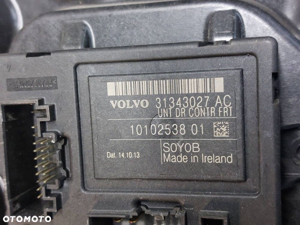 MECHANIZM PODNOŚNIK SZYBY LEWY PRZÓD + MODUŁ VOLVO XC60 I 30753327 30798030 - 5