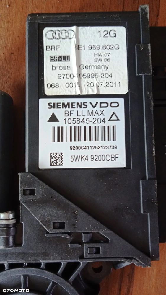 Silniczek szyby prawy przód Seat Exeo 8e1959802g - 4