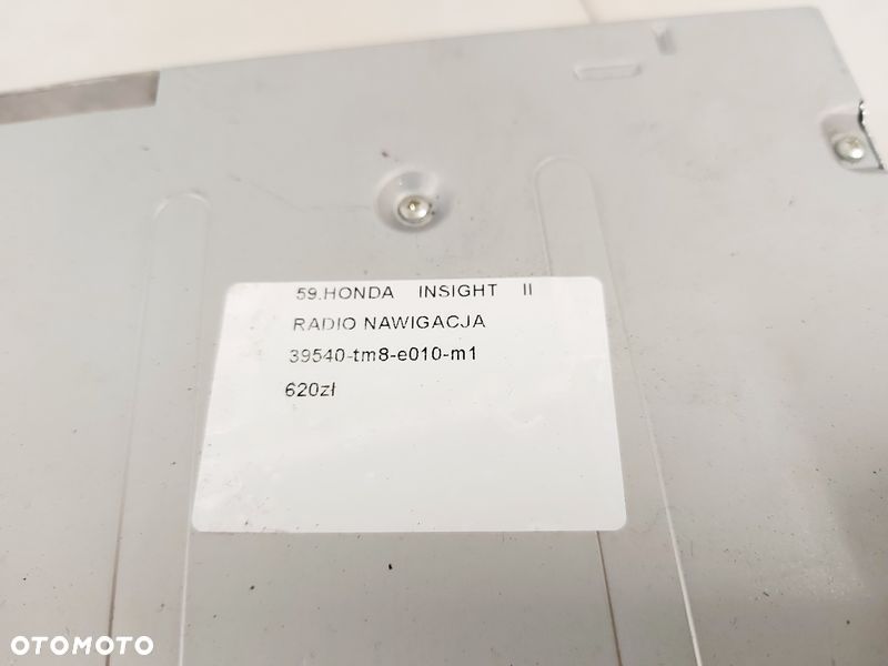 honda insight 2 ii radio nawigacja navi 39540-tm8-e010-m1 - 7