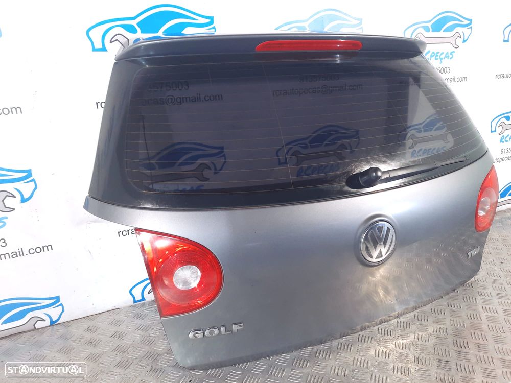 PORTA TAMPA MALA VW VOLKSWAGEN GOLF V 5 MK5 1K 1K1 1K6827025H 1K6827025 FECHO PUXADOR MOTOR VIDRO 3º STOP AILERON ALERON SPOILER LIP - 4