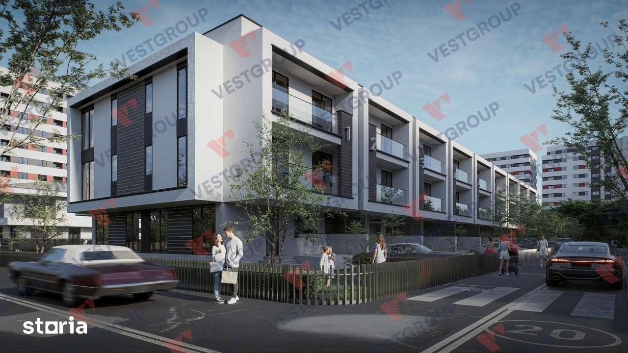 Vile mediteraneene cu curte proprie Str. Rezervelor Chiajna Vest Group - Imagine principală: 5/12