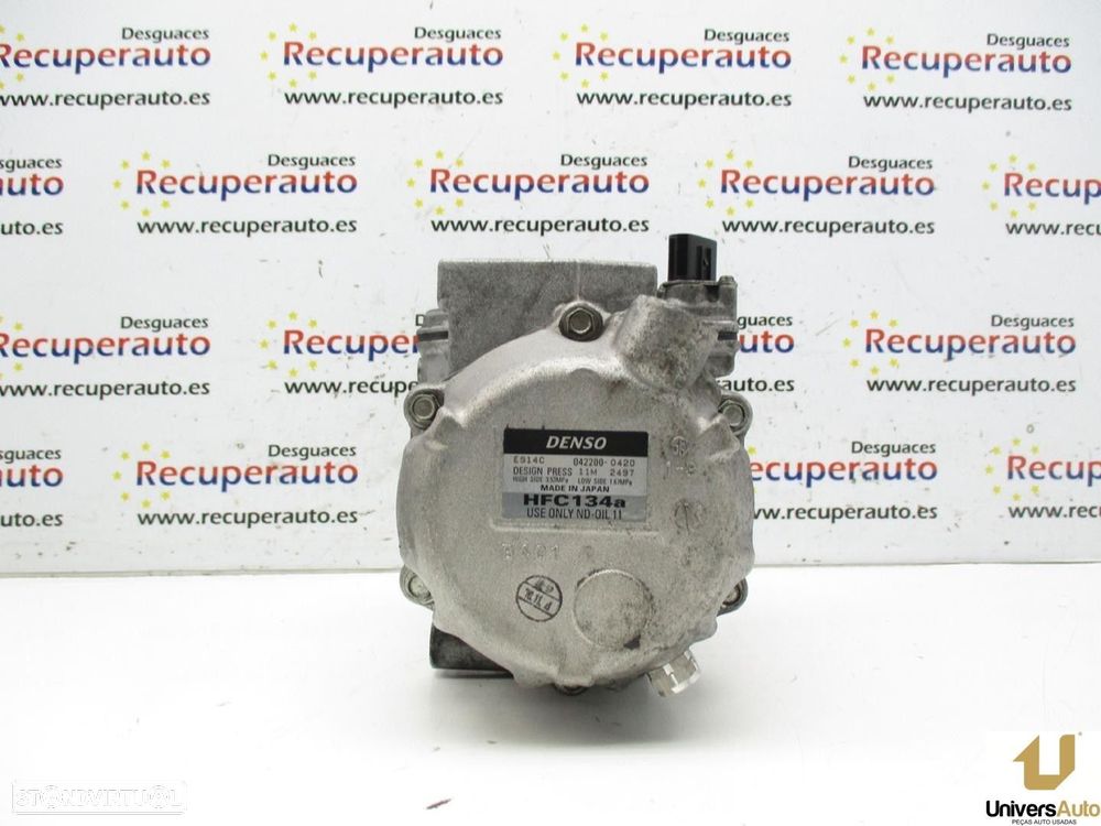 COMPRESSOR AR CONDICIONADO TOYOTA PRIUS 2011 -0422000420 - 5