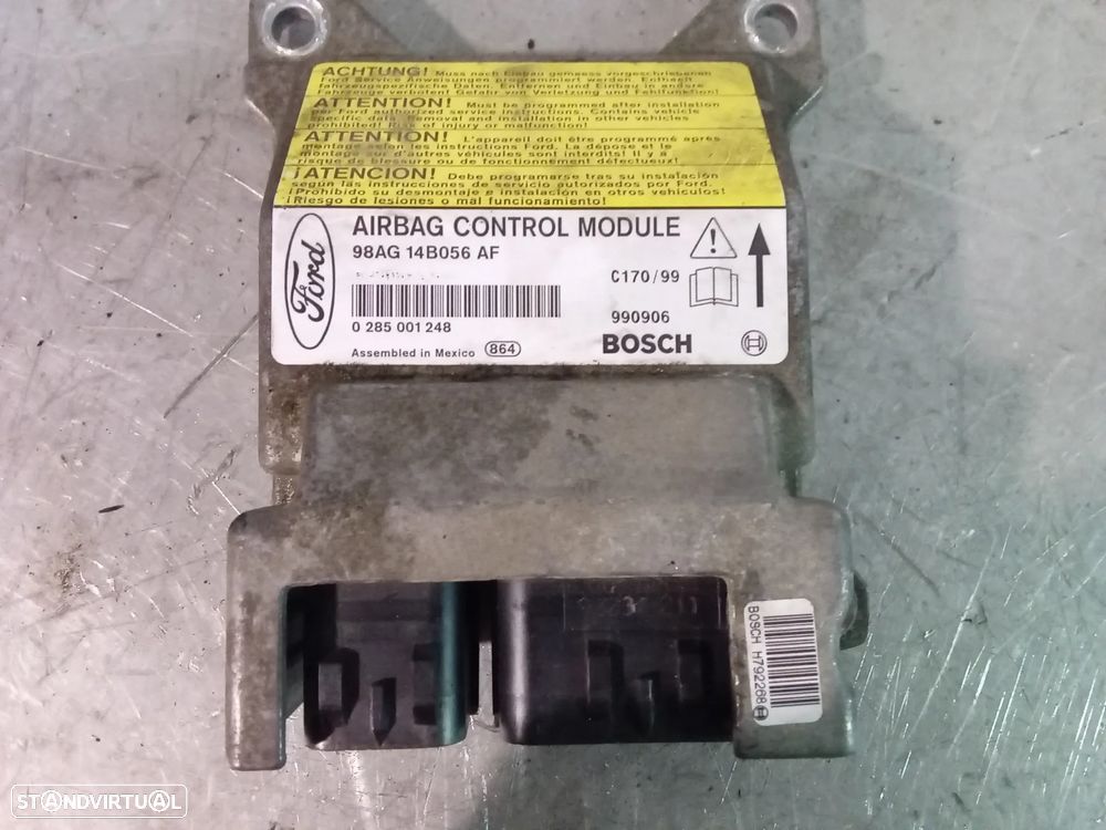 CENTRALINA AIRBAG FORD FOCUS MK1 98AG-14B056-AF 0285001248 - 1