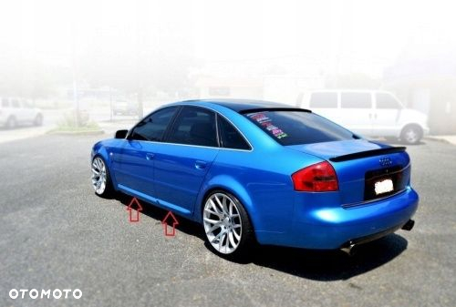 Audi A6 C5 97-02 S6 RS6 LISTWY NA DRZWI 4 SZTUKI - 6