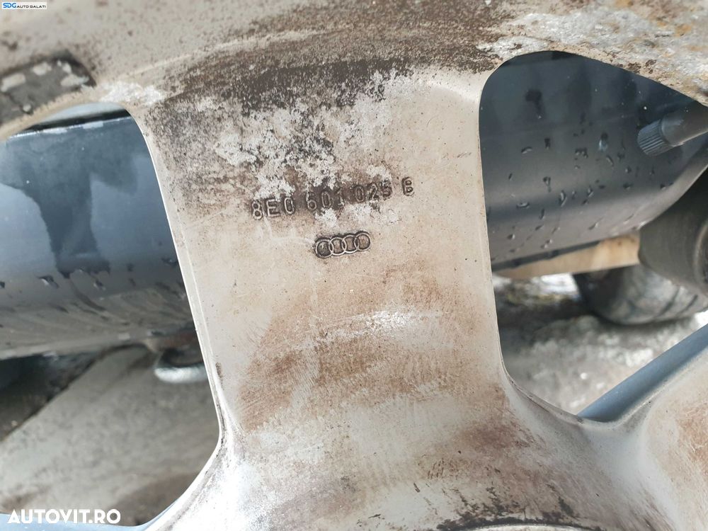 Roata Rezerva Aliaj 215 55 16 R16 7Jx16 H2 ET42 5x112 Cod 8E0601025B Volkswagen Passat B6 2005 - 2010 [K7953] - 4