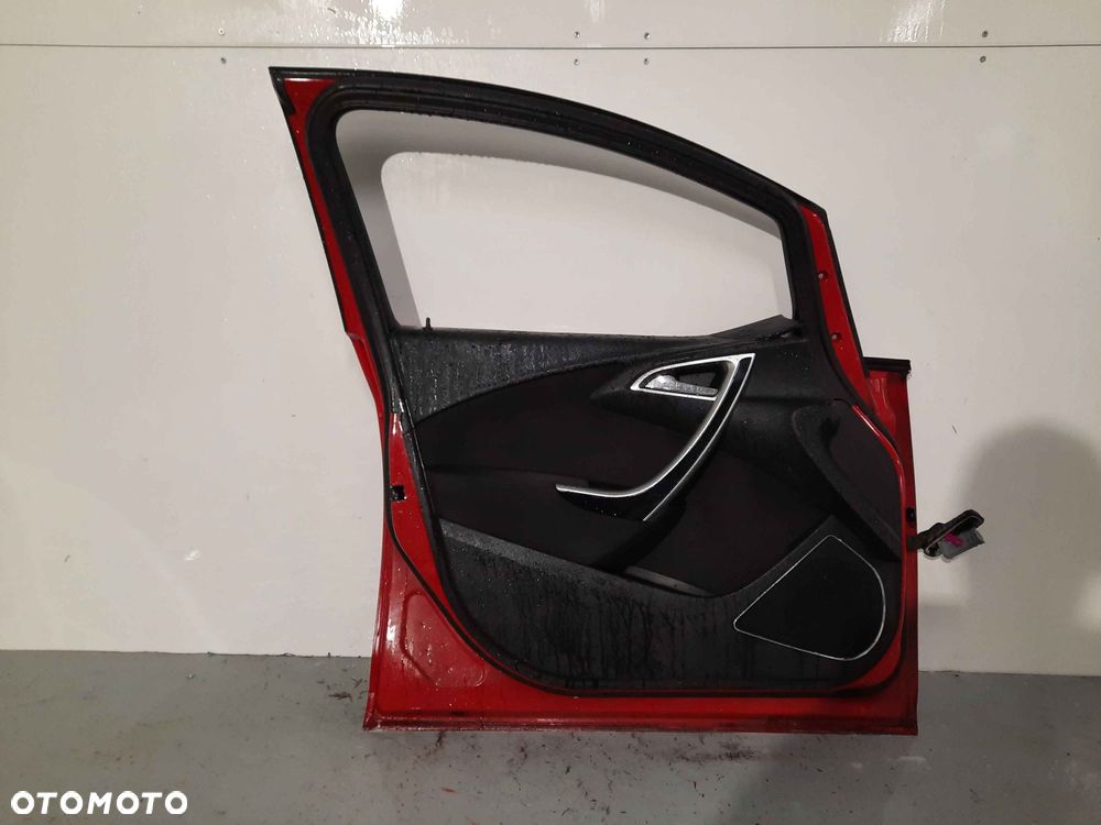 } DRZWI PRZÓD PRZEDNIE LEWE OPEL ASTRA J IV 4 Z50B CZERWONE - 7