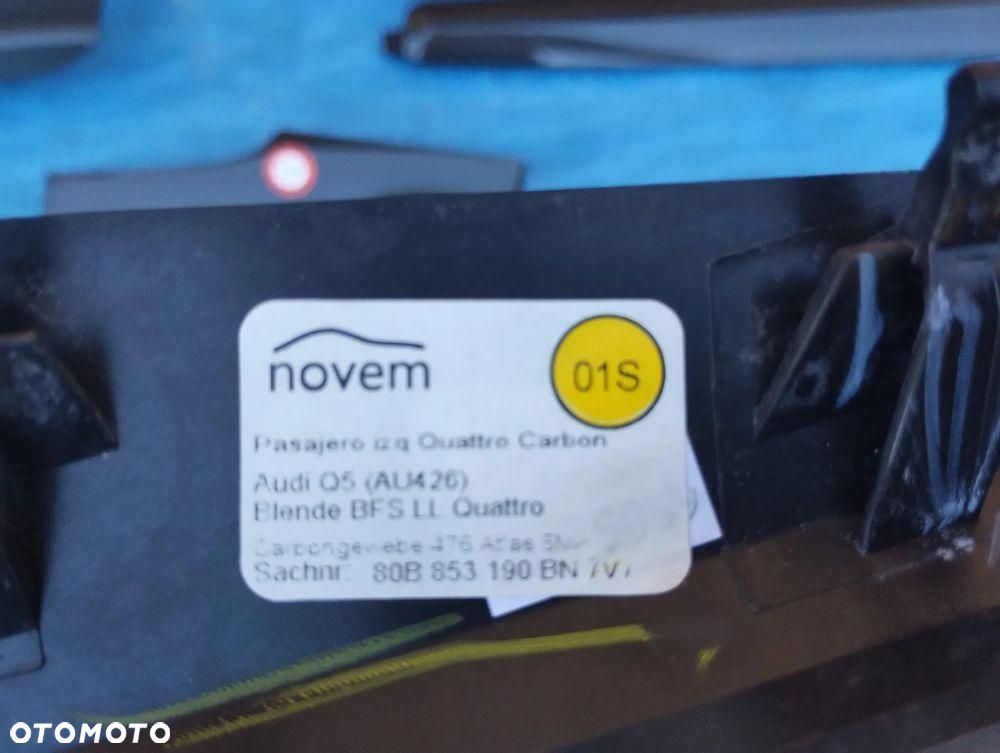 Audi SQ5 Q5 80A Dekory Listwy Ozdobne CARBON Carbonowe 2020r - 8