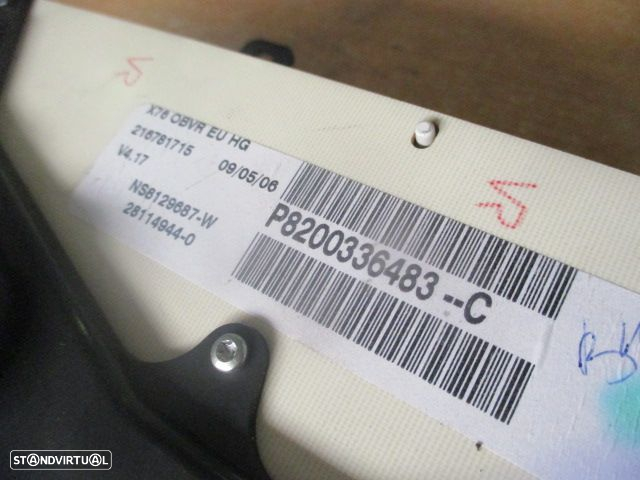Quadrante 8200336483C RENAULT KANGOO 2006 1.5Dci 0P Km/H Digital - 3