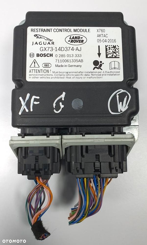 MODUŁ STEROWNIK AIRBAG JAGUAR XF X260 GX73-14D374-AJ - 1
