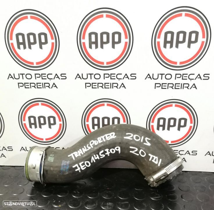 Tubo de intercooler VW Transporter T6 2.0 TDI de 2015 ref 7E0 145 709. - 1