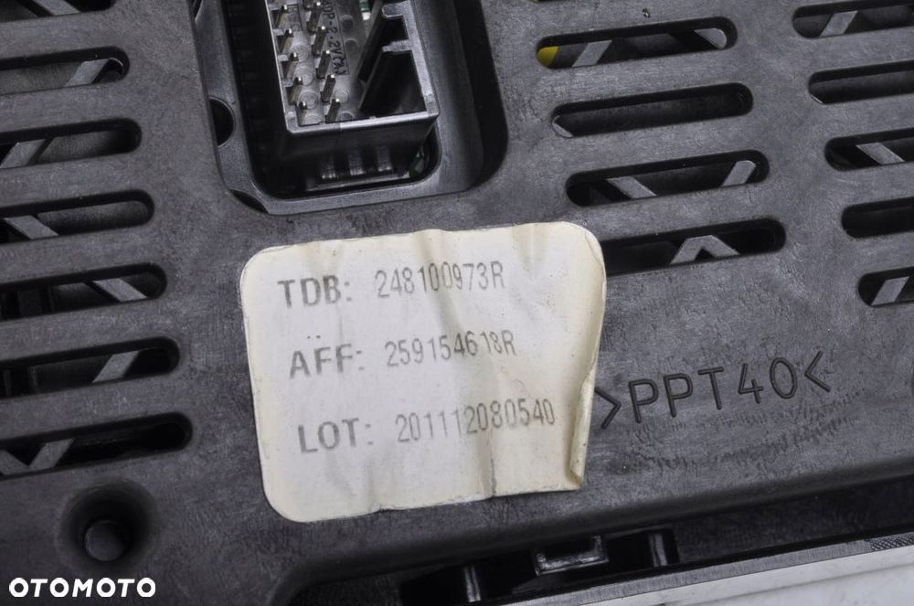 RENAULT SCENIC III LICZNIK ZEGARY 248100973R UK - 10