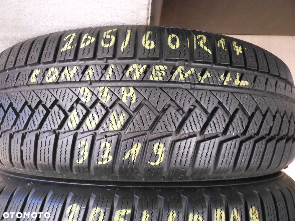 Opony 205/60r17 continental winter contact ts850p 7,3mm zima para SUV - 2