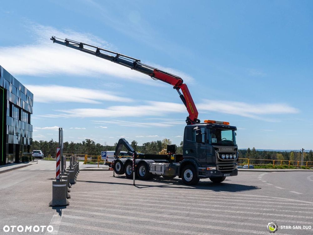 Scania G400 8x4 PALFINGER PK 34002 SH, HIAB XR20ZL53 HDS Żuraw Hakowiec - 4