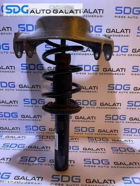 Amortizor Telescop Stanga Fata Complet cu Arc si Flansa Audi A4 B8 2008 - 2015 Cod 8K0413031BG - 1
