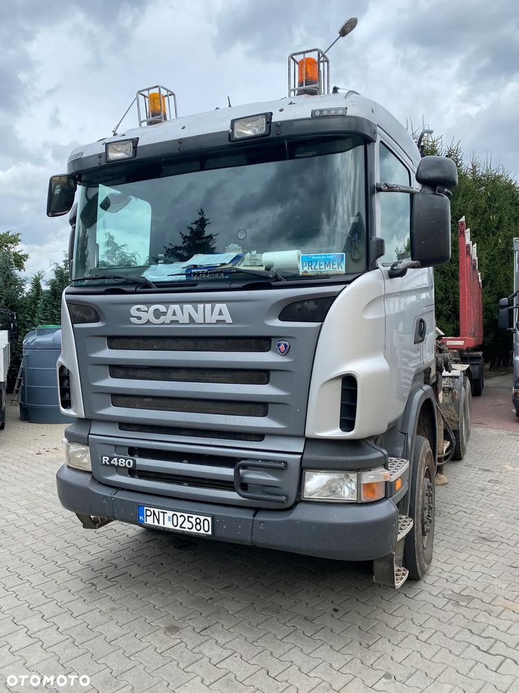 Scania R480 + HDS Epsilon Palfinger + naczepa dłużycowa - 2
