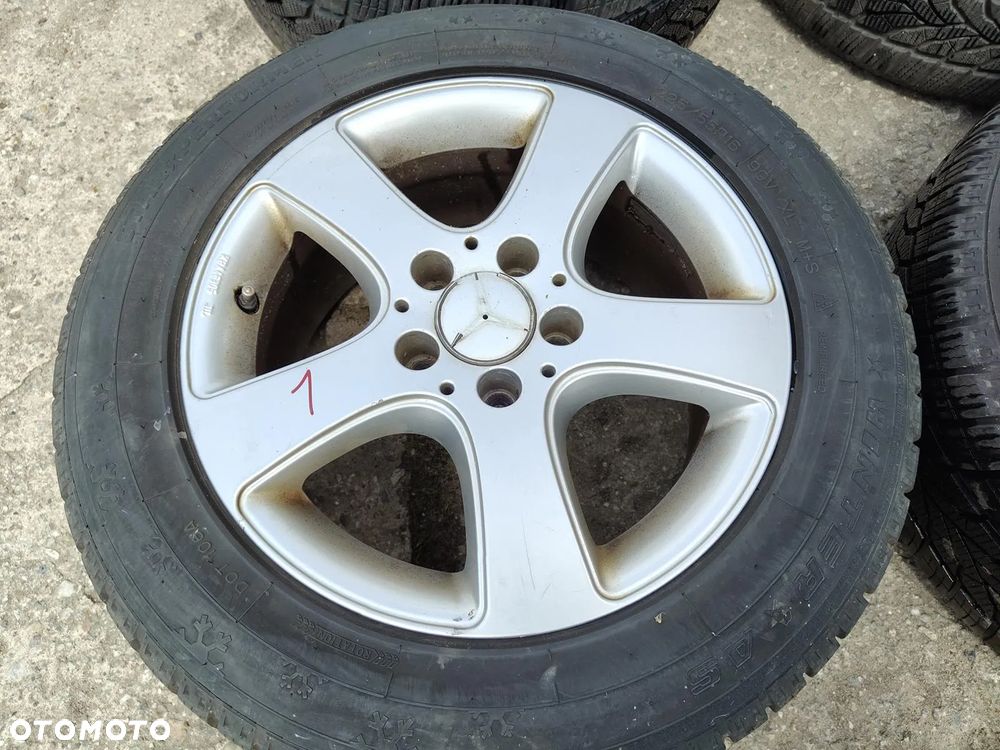 MERCEDES W211 VITO FELGI Aluminiowe Koła ZIMA 5X112 +opony zimowe 6-7mm - 2