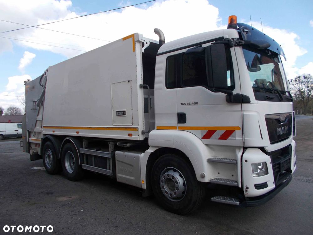 MAN TGS Śmieciarka FAUN Euro 6 Szeroki Niski Wrzutnik - 6