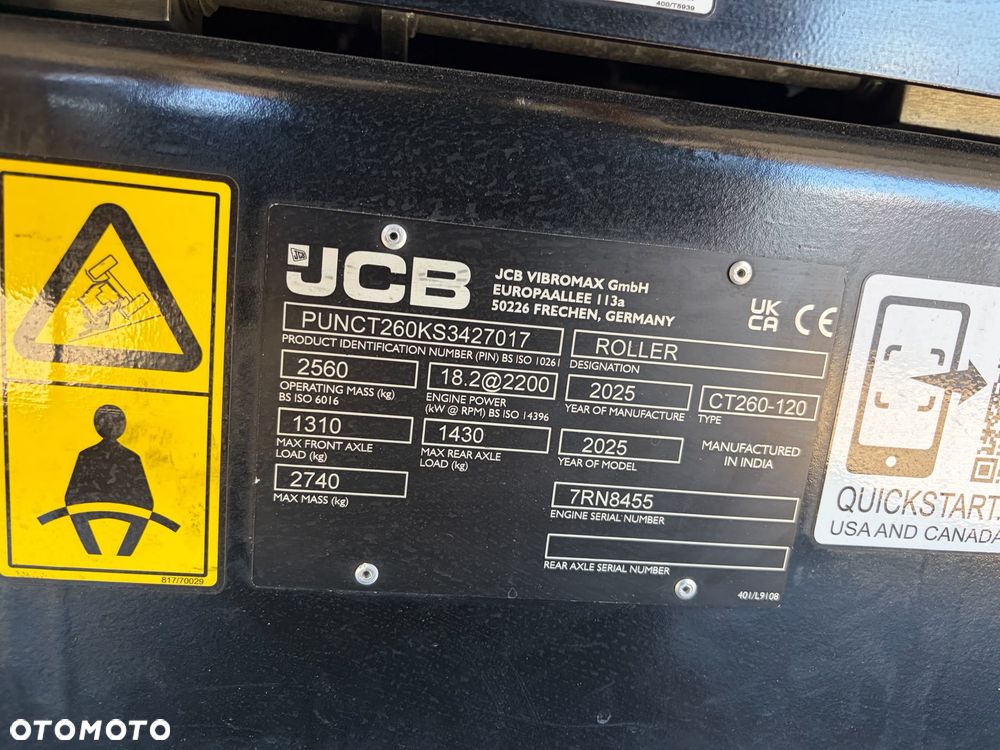 JCB CT 260-120 - NOWY - 30mth !! - 5