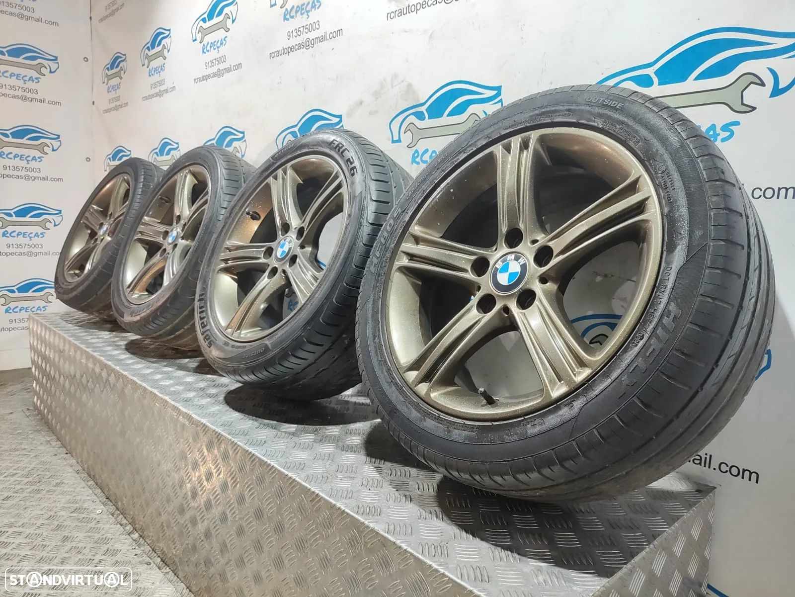 - Jantes 17 Polegadas Originais BMW Style 393 - 5x120 - 36116796242 | 6796242 - F20 | F21 | F30 | F31 | F32 | F33 | F36 - 1