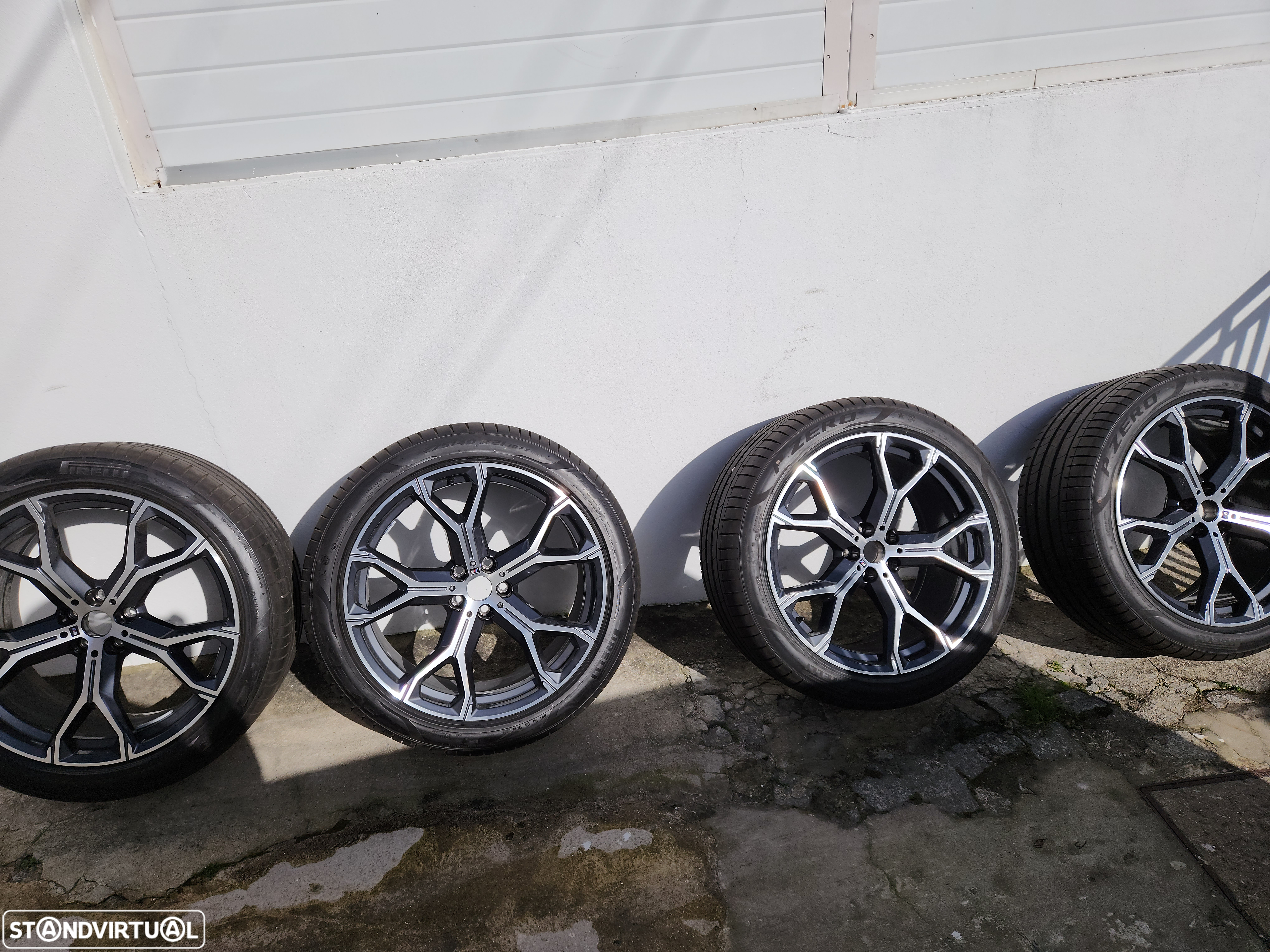 Jantes 21 BMW M Originais com pneus runflat 0 km BMW X5 G05 lci e pre lci 2018 a 2024 - 10
