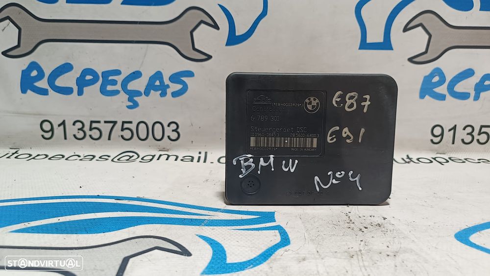 ABS MODULO BLOCO HIDRAULICO BMW SERIE 1 E87 120D 16V 163CV N47D20C 34516789300 6789300 6789301 E81 E82 E88 X1 E84 X3 E83 SERIE 3 E90 E91 SERIE 5 F10 F11 - 6