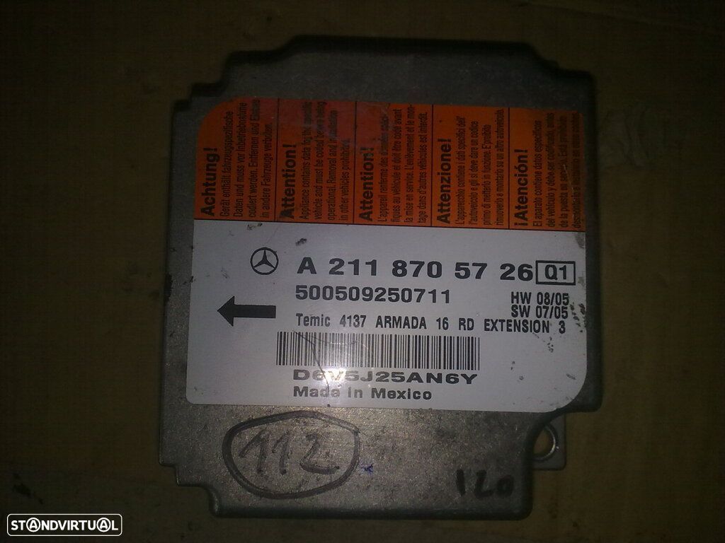 Modulo Airbag 2118705726 MERCEDES W211 - 1