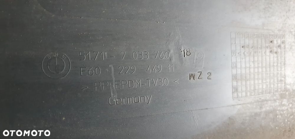 Listwa progowa prawa BMW 5 E60 7033760 - 8