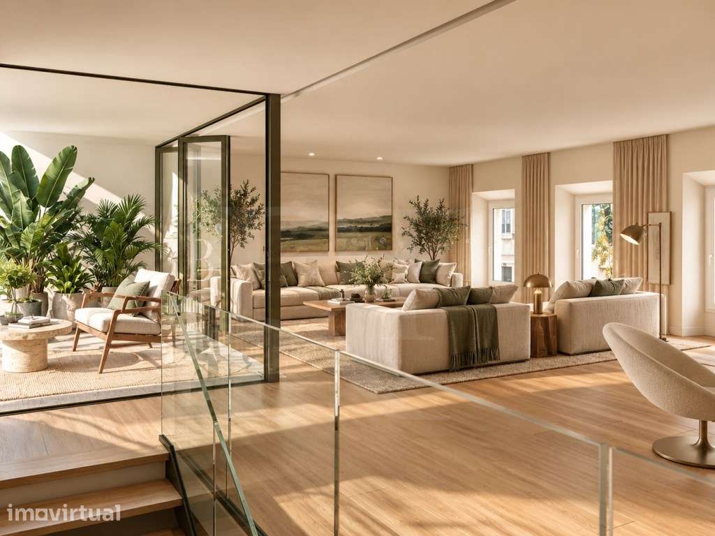 Moradia T4 com piscina, jardim e garagem na Estrela - Grande imagem: 4/22