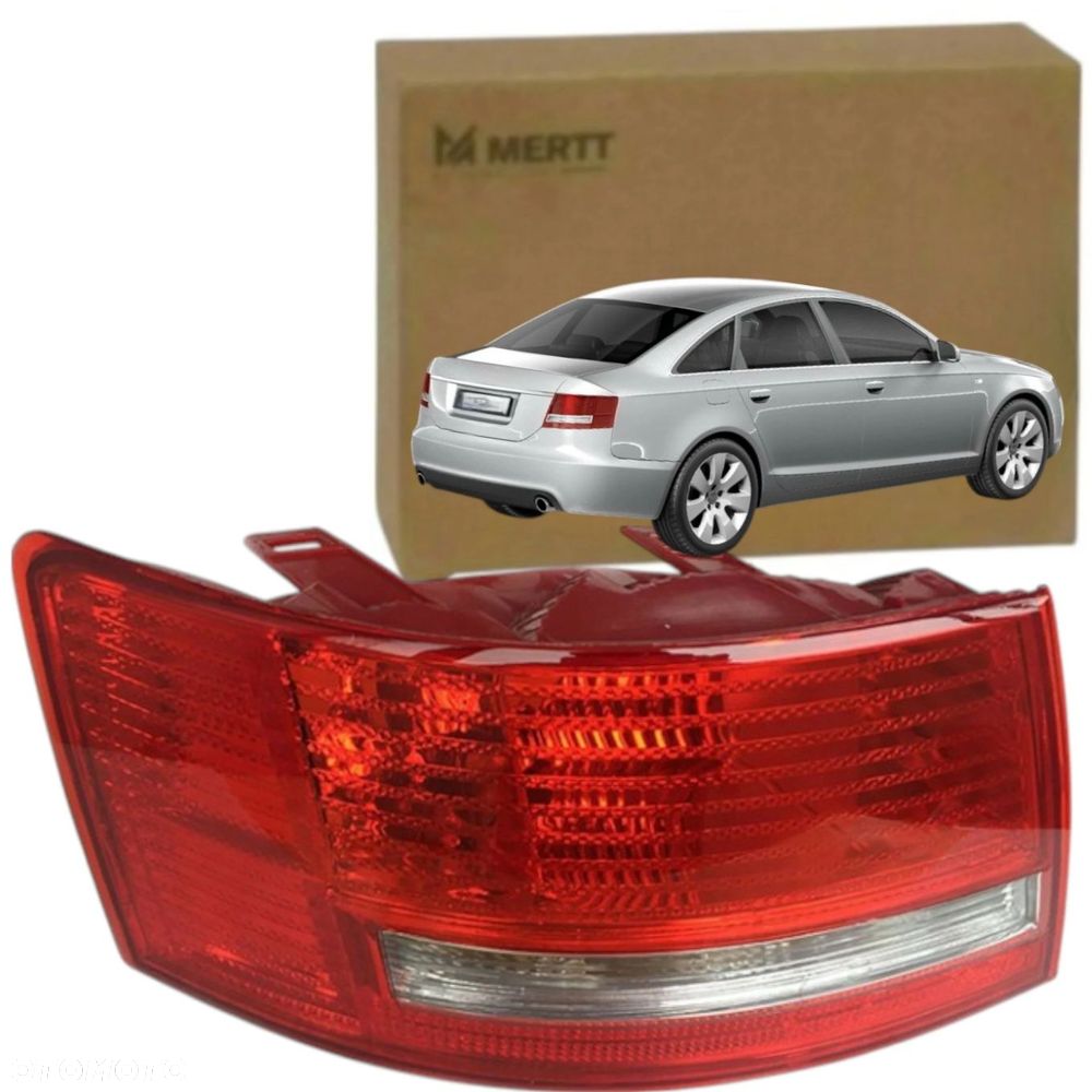 AUDI A6 C6 2004-2008 NOWA LAMPA TYLNA ZESPOLONA SEDAN LEWA 4F5945095D - 2