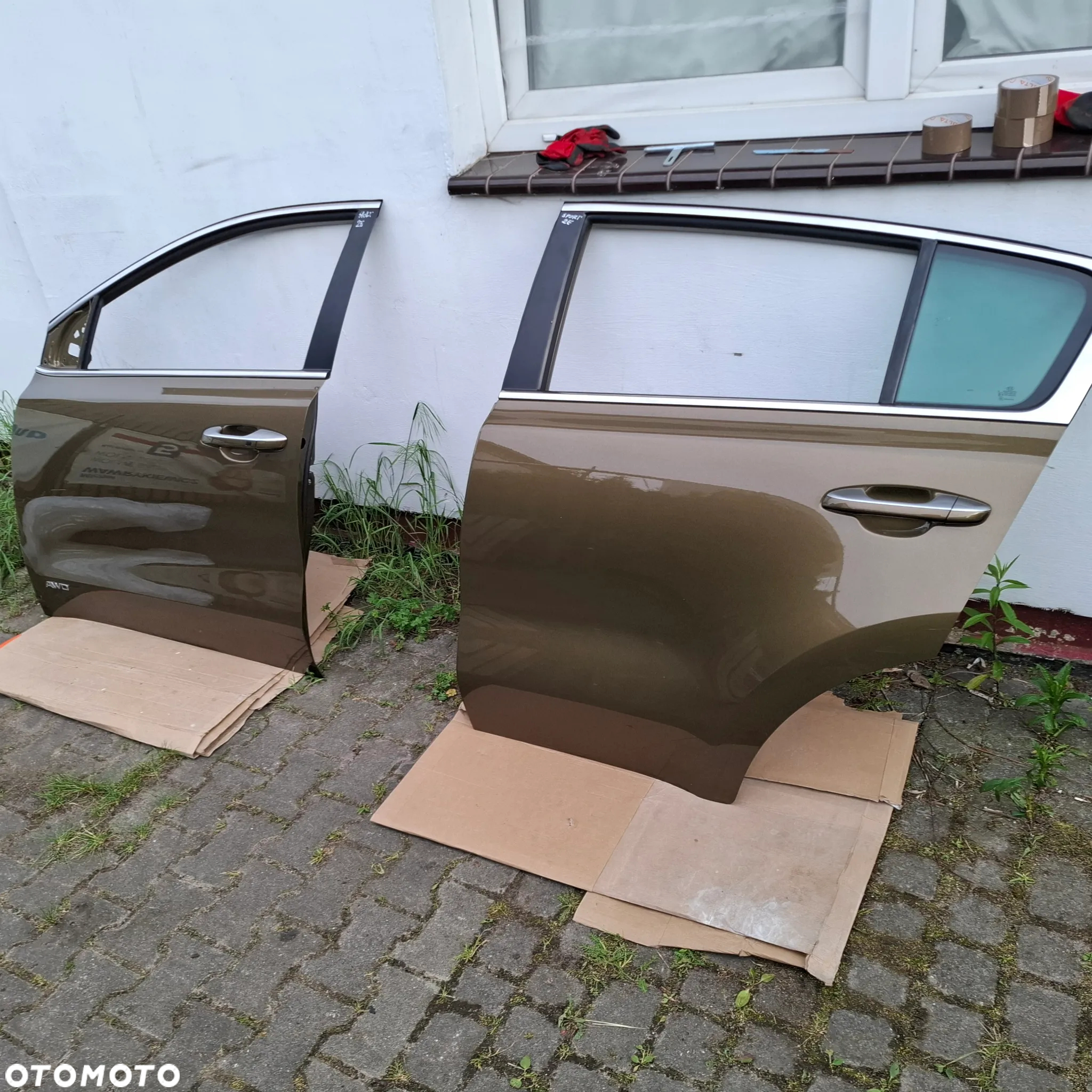 KIA SPORTAGE IV 4 15- DRZWI LEWA STRONA 2e brazowy zielony Alchemy Green PRZÓD LEWE TYŁ LEWE - 8