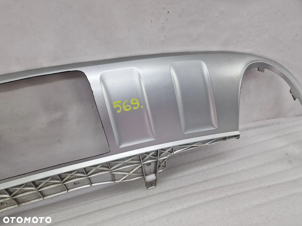 VW PASSAT B7 3AF ALLTRACK 10- DYFUZOR / SPOJLER ZDERZAKA TYLNEGO TYLNIEGO TYŁ NA DWA WYDECHY , NR 3AF807568 / 3AF807568B , NR AUKCJI DT569 - 6