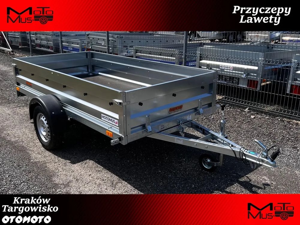 Neptun Przyczepa Neptun N7-236rt  236x129x40cm spawana rama uchylna Kraków MOTOMUS