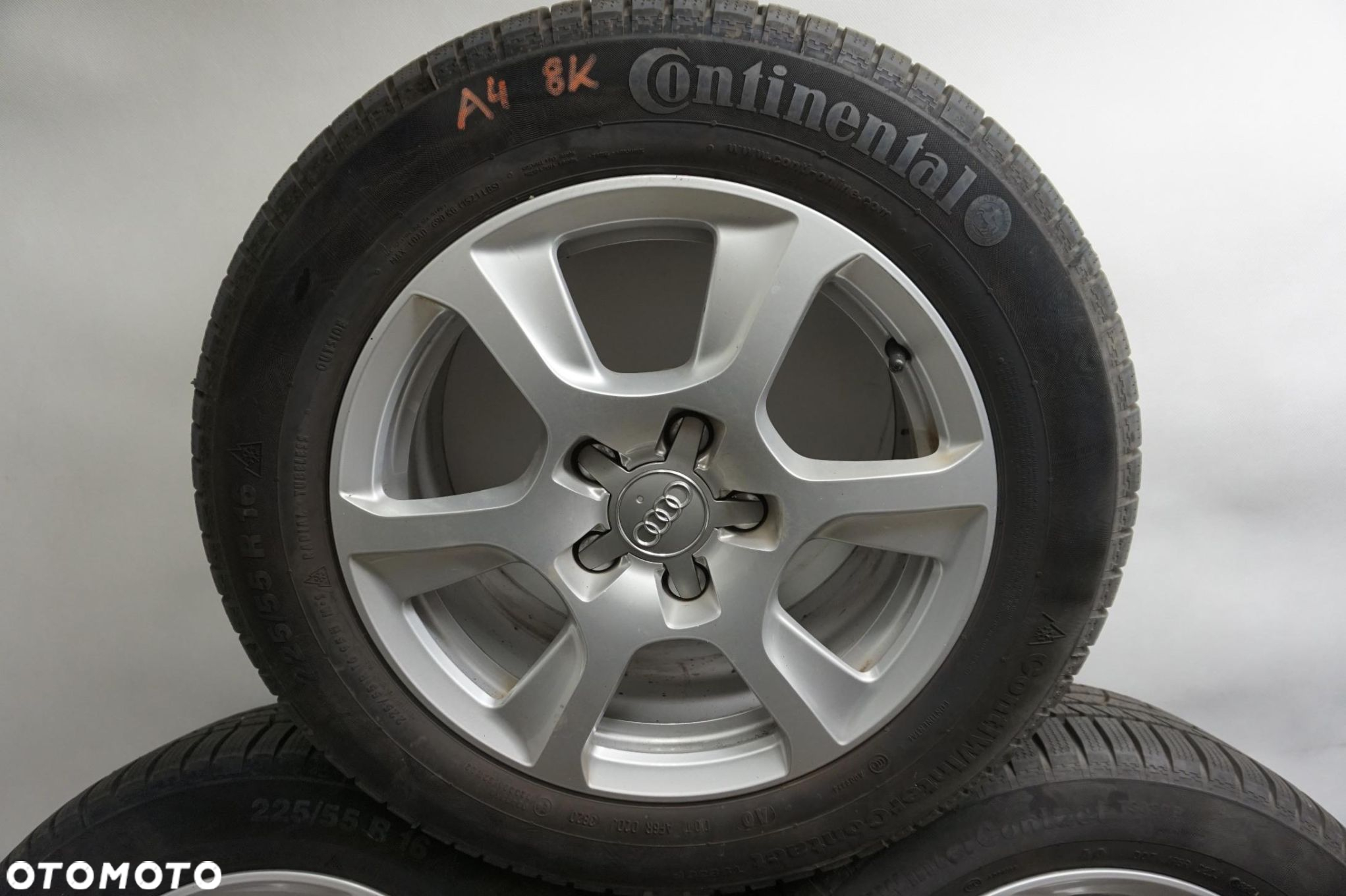ALUFELGI KOŁA ZIMOWE Audi A4 8K 16" 5x112 OPONY CONTINENTAL ROCZNIK 2020 - 5