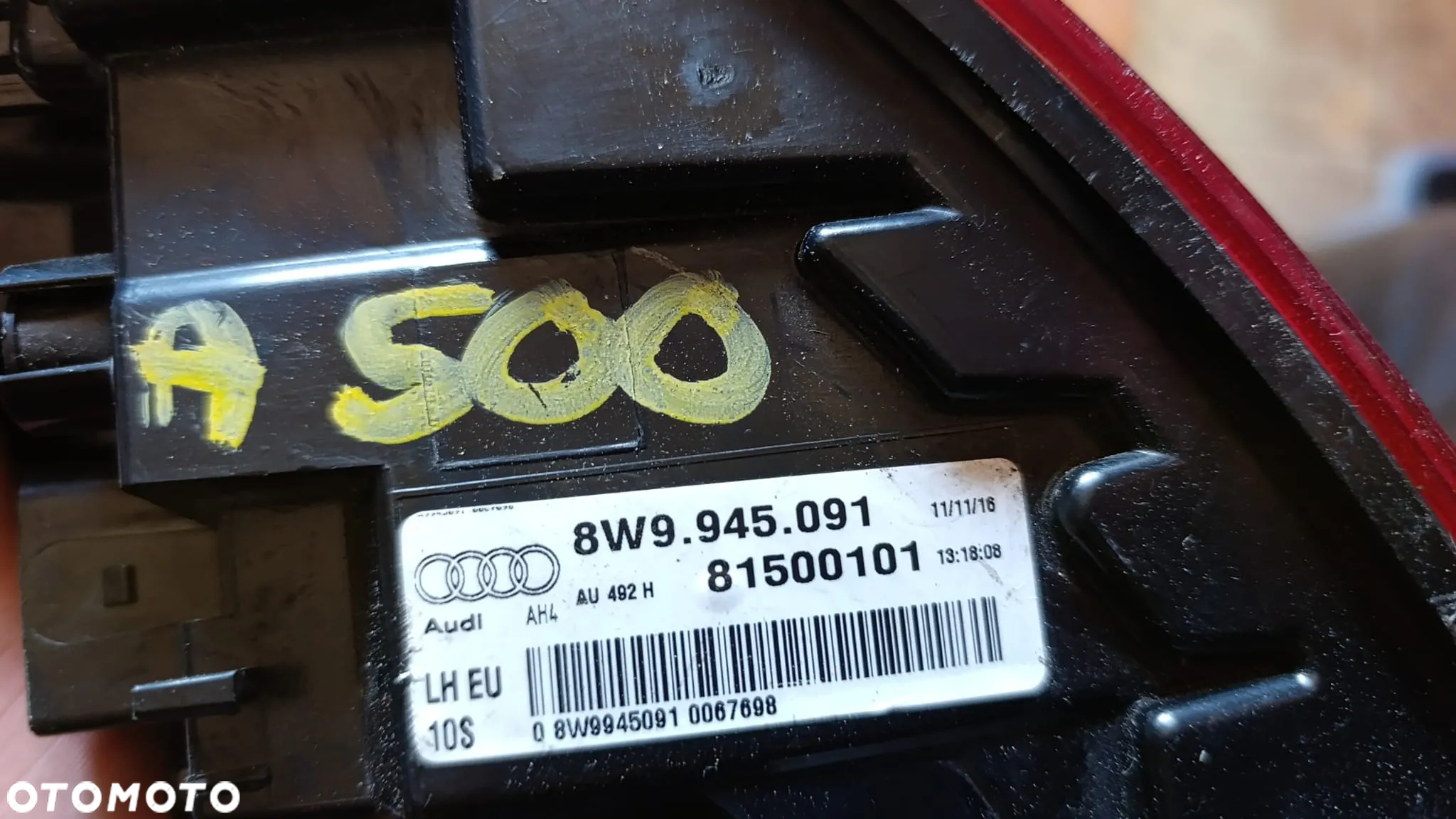 AUDI A4 B9 KOMBI AVANT LAMPA LED LEWY TYŁ TYLNA LEWA 2015-19r ORYGINAŁ - 2