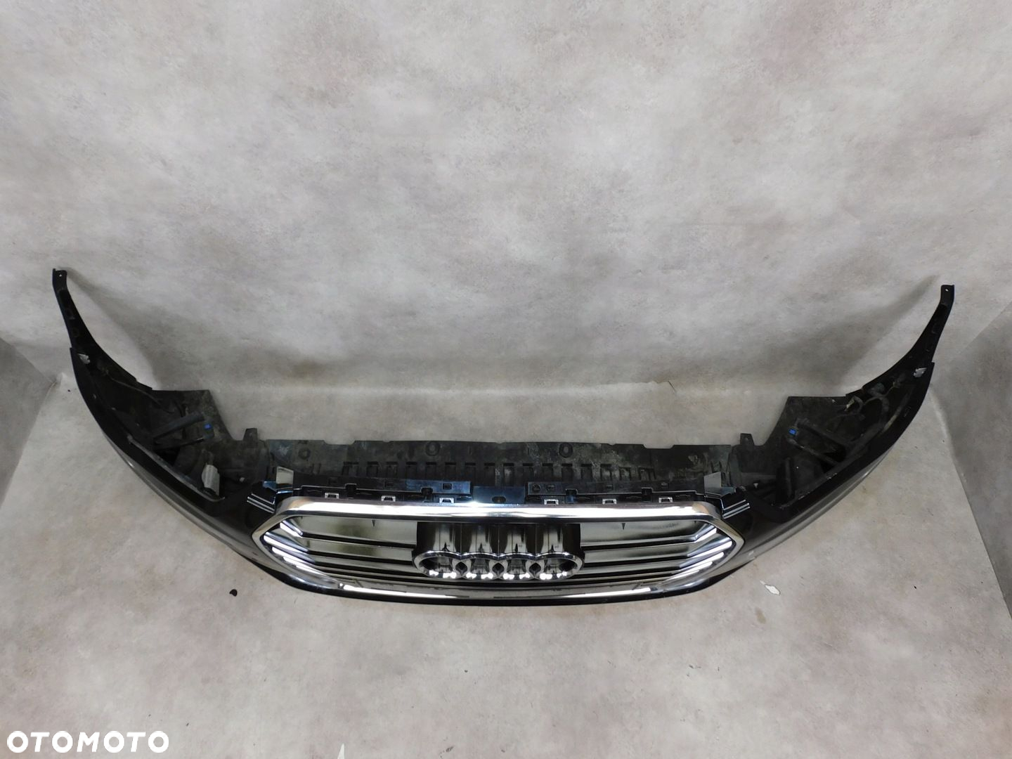 AUDI A6 C7 4G LIFT ZDERZAK PRZÓD PRZEDNI KOMPLETNY ZWYKŁAY CZARNY 6XPDC - 5