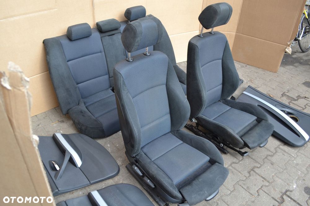 BMW E90 FOTELE KANAPA OPARCIE BOCZKI ALCANTARA SPORTSIZE MPAKIET KOMPLET - 9