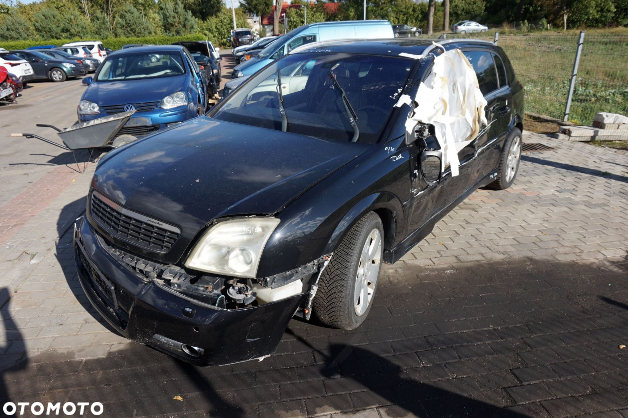 ZDERZAK PRZEDNI SIGNUM  Z20R IRMSCHER CZARNY OPEL 2003-2008 - 2