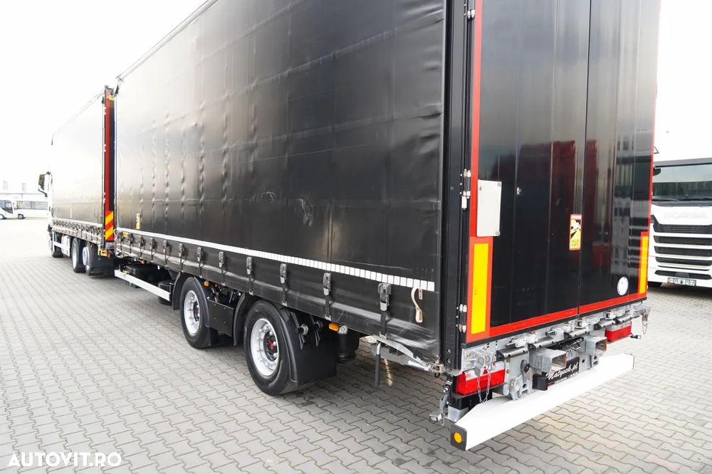 MAN TGX 26.480 / COMBINAȚIE TANDEM 120 M3 / TRAVERSE / MEGA / 6X2 / I-PARK COOL / PUNȚĂ RIDICATĂ / CĂPTUȘEALĂ CĂRUȚ / + REMORCĂ WIELTON / PUNȚI SAF - 12